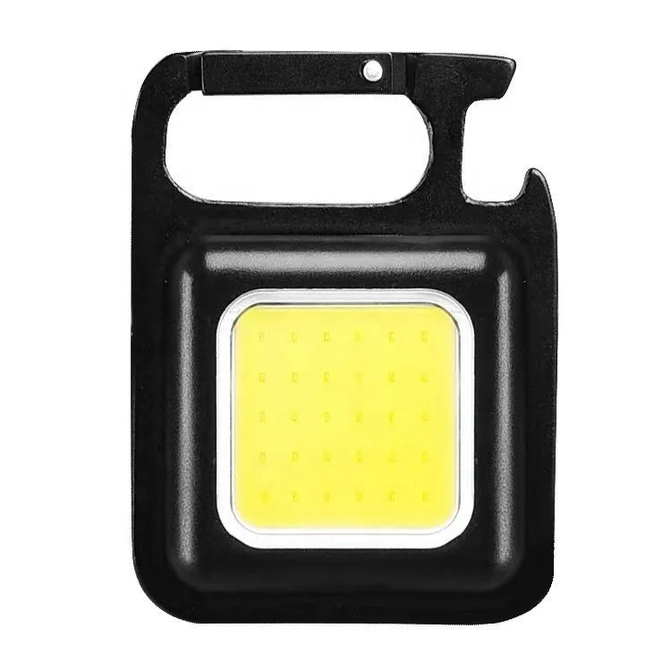 500 Lumen Mini Rechargeable Portable Waterproof Pocket COB Keychain Light