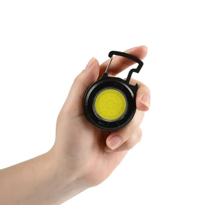 Brightenlux Mini lampe de travail COB à porte-clés magnétique rechargeable à LED